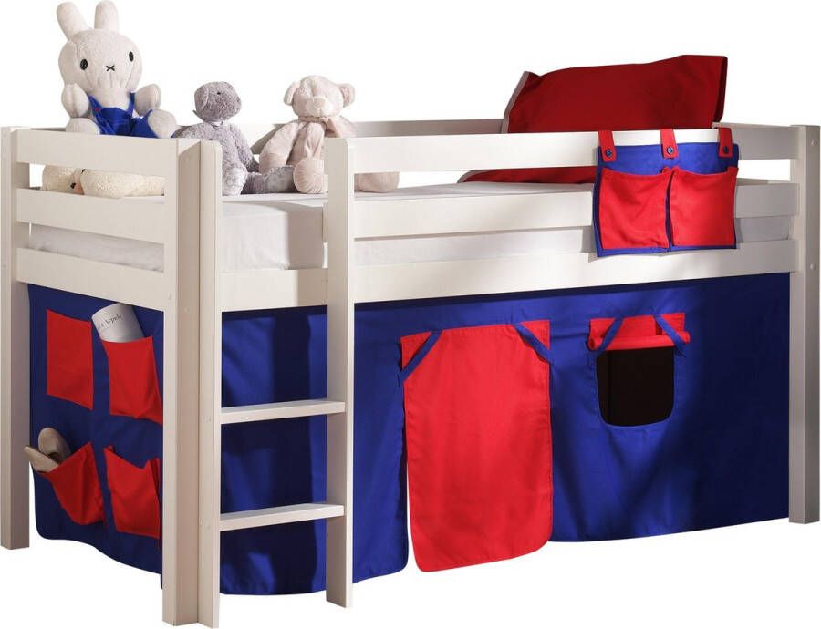 Vipack Halfhoogslaper Pino wit tent Domino - Foto 2