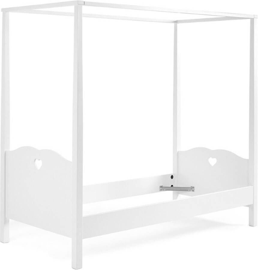 Vipack Hemelbed Amori 90x200cm (incl. lattenbodem) wit - Foto 2