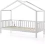Vipack Sofabed Dallas als huis met slaaplade Kinderbed 90 x 200 cm Wit - Thumbnail 1