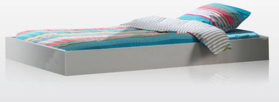 Vipack Kinderbed Lara 90x200 cm met bedlade wit