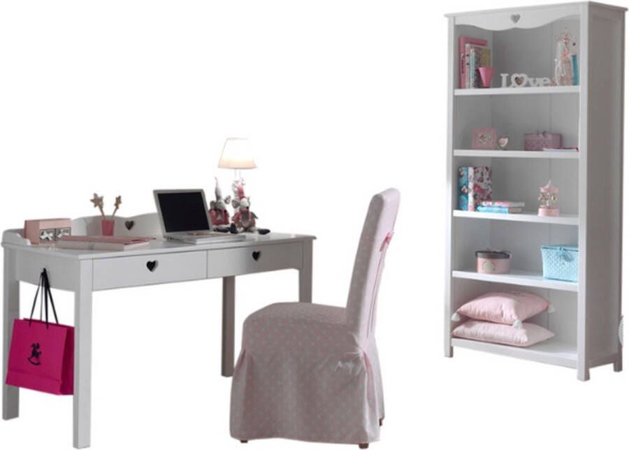 Vipack This Amori combination consists of a desk and a library