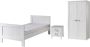 Vipack Kinderkamer Lewis met 2-deurs kast 90 x 200 cm wit - Thumbnail 1