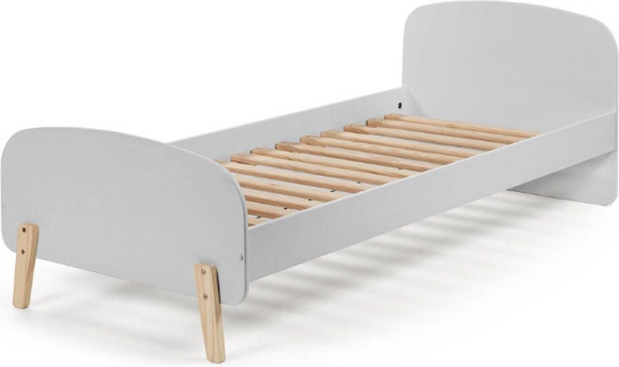 Vipack Deze KIDDY combinatie bestaat uit een bed (90x200) nachtkastje en 2 wandplanken (45 en 65 cm)