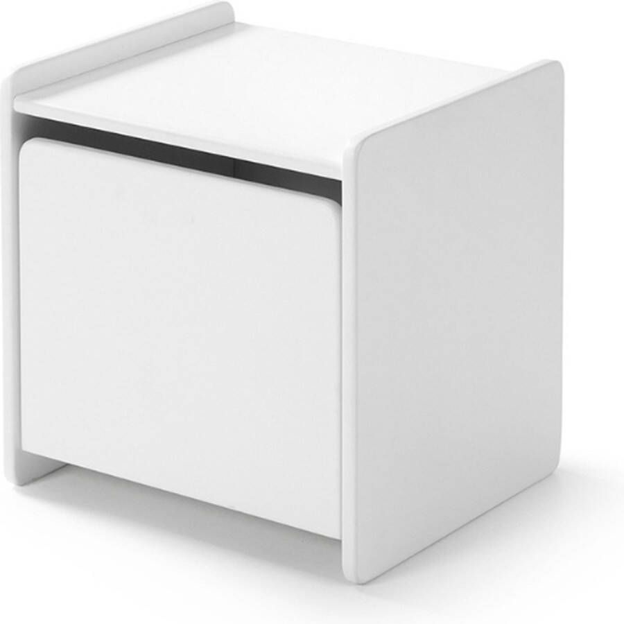 Vipack Deze KIDDY combinatie bestaat uit een bed (90x200) nachtkastje en 2 wandplanken (45 en 65 cm) - Foto 2