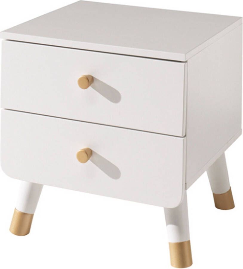 Vipack Deze BILLY-combinatie bestaat uit het witte BILLY-bed (90x200cm) de witte nachttafel het bureau en de kommode - Foto 3