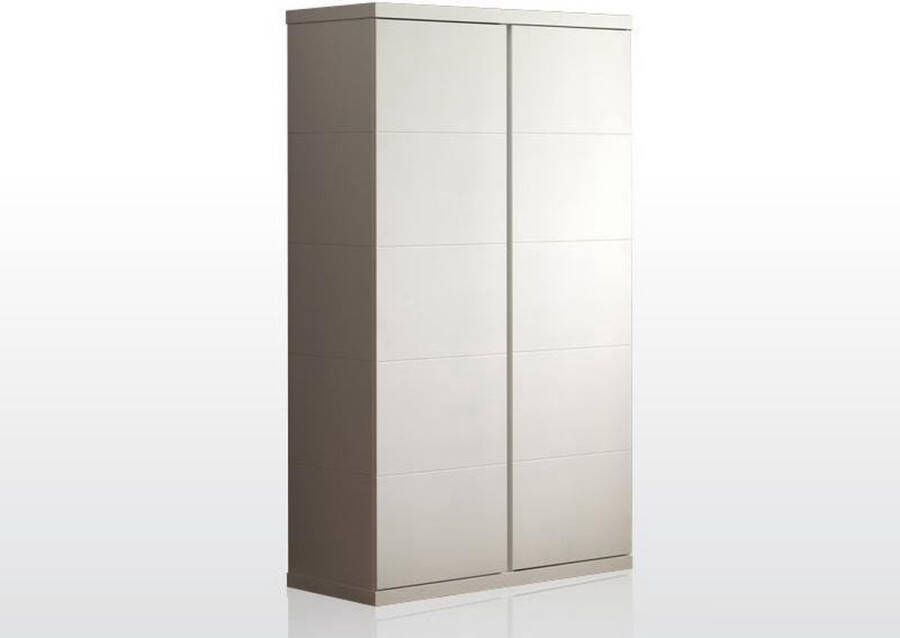 Vipack Kledingkast Ruime 3-deurs kledingkast in rechtlijnig design uitvoering wit - Foto 8