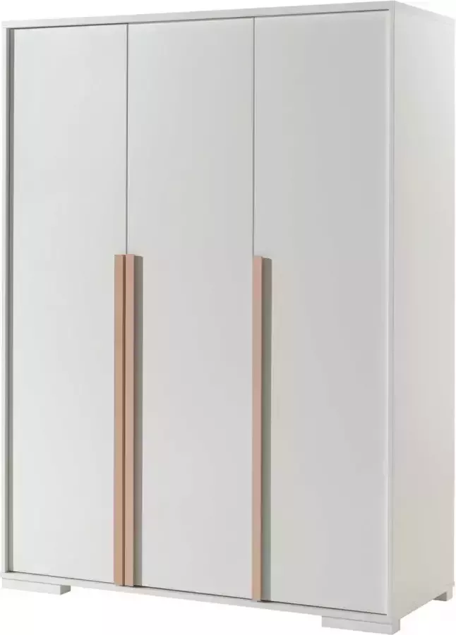 Vipack Kledingkast London 146cm met 3 deuren wit