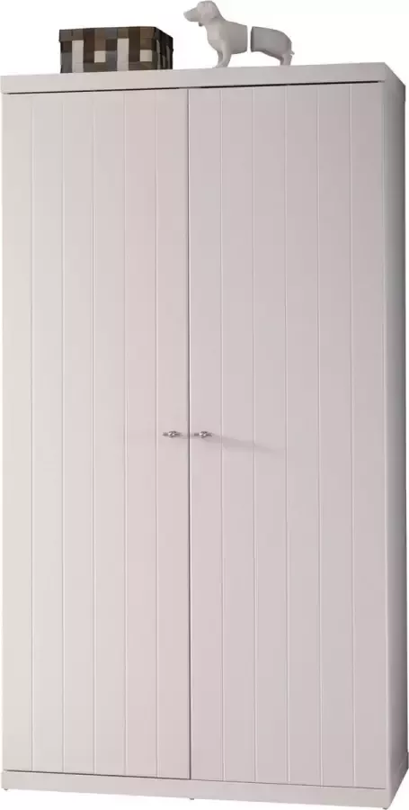 Vipack Kledingkast Ruime 3-deurs kledingkast in rechtlijnig design uitvoering wit - Foto 20