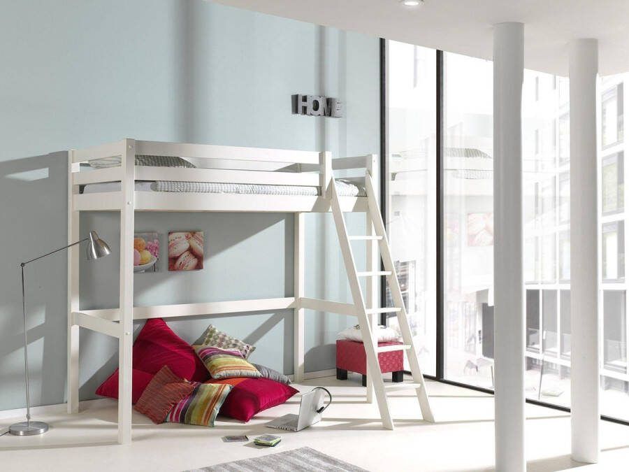 Vipack Hoogslaper Pino Mezzanine 90 x 200 cm wit - Foto 3