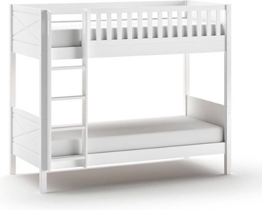 Vipack Stapelbed Scottie met bedlade 90x200 Wit