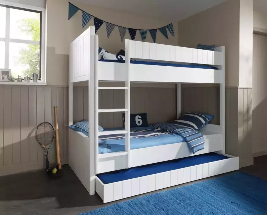 Vipack Stapelbed Robin 90 x 200 cm wit - Foto 3