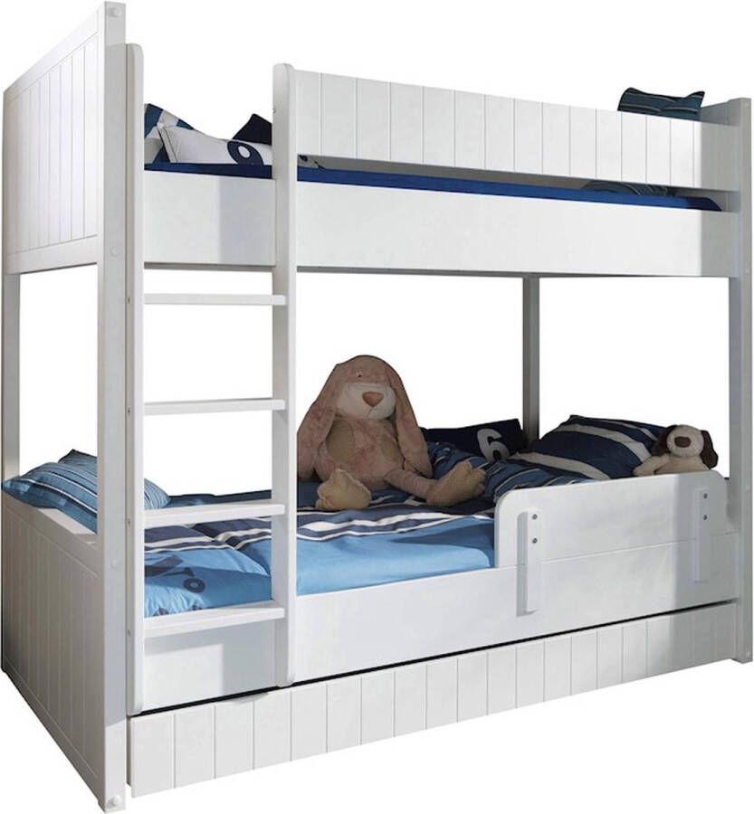 Vipack Stapelbed Robin 90 x 200 cm wit