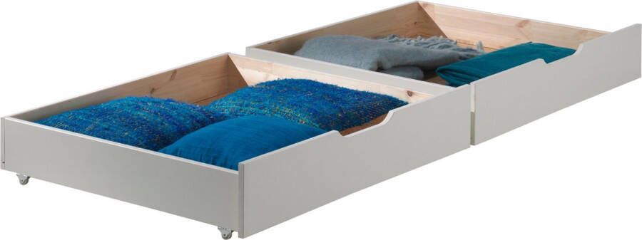 Vipack Scott Stapelbed met Lade Set Wit