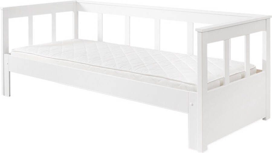 Vipack Bed Pino Hoogslaper met spijlen LF 90x200 cm uittrekbaar tot 180x200 cm - Foto 2