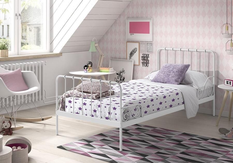 Vipack Kinderbed Alice metalen bedframe poedercoating in tijdloos design - Foto 3