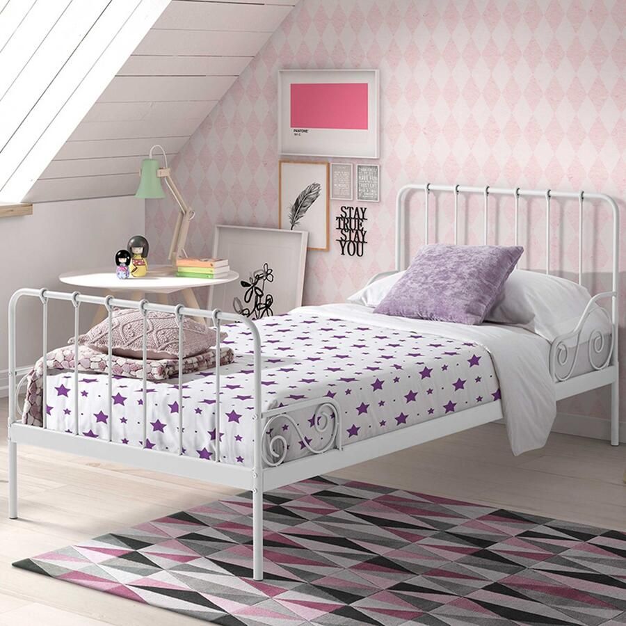 Vipack Kinderbed Alice metalen bedframe poedercoating in tijdloos design - Foto 3
