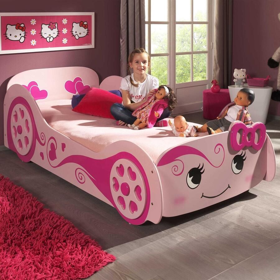 Vipack Kinderledikant LoveCar in speelse look een hoogtepunt in de kinderkamer - Foto 3