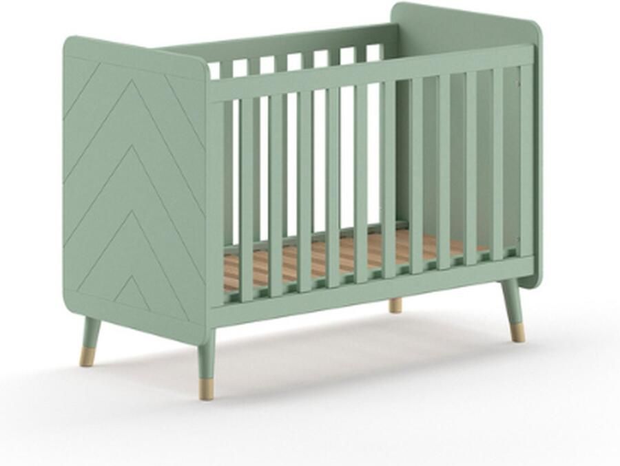 Vipack Kinderledikant Billy babybed 60 120 cm 3-voudig verstelbare lattenbodem - Foto 4