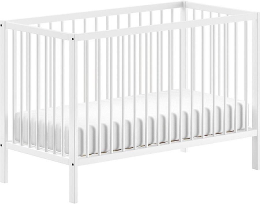 Vipack Ledikantje Dino 60 120 cm met 3-voudig verstelbare lattenbodem stevige constructie