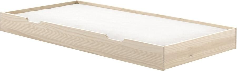 Vipack EMOB Bedlade Friedrich 90 x 200 cm Milky Pine-design Bedlades Bruin Hout Bedlades Op voorraad - Foto 2