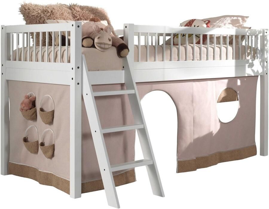 Vipack Bedtent voor halfhoogslaper Forrest katoen roze