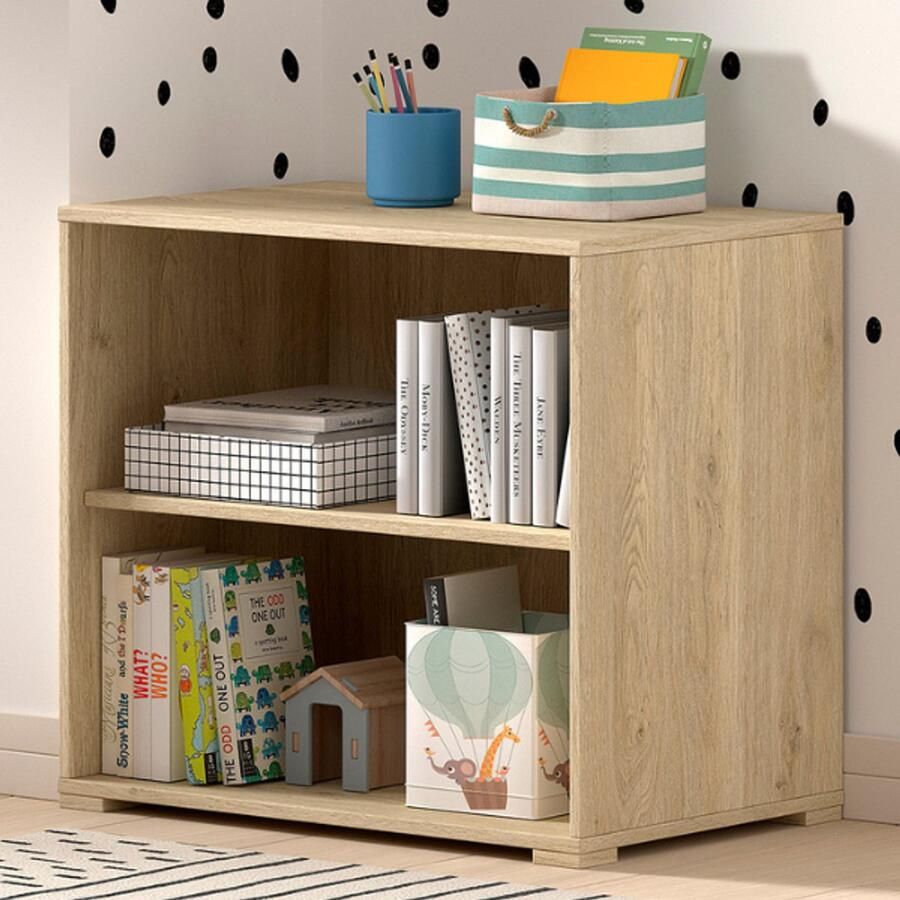 Vipack Boekenkast Sammie 68x43x62cm met 1 legplank eikdecor