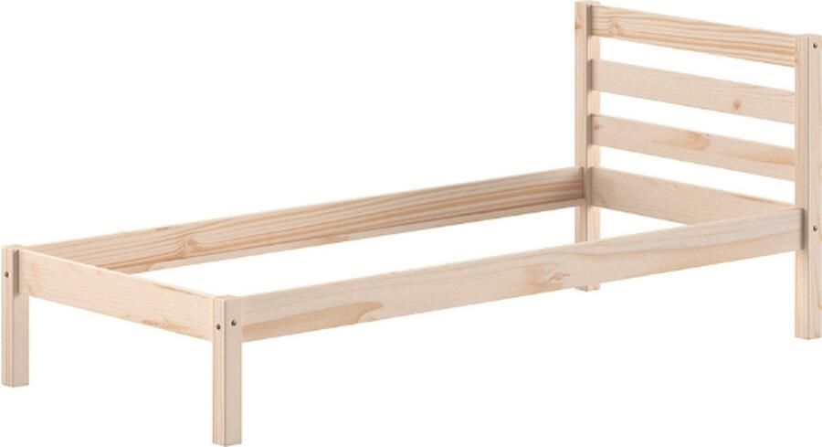 Vipack Eenpersoonsbed Pino 90x200 Bruin - Foto 2