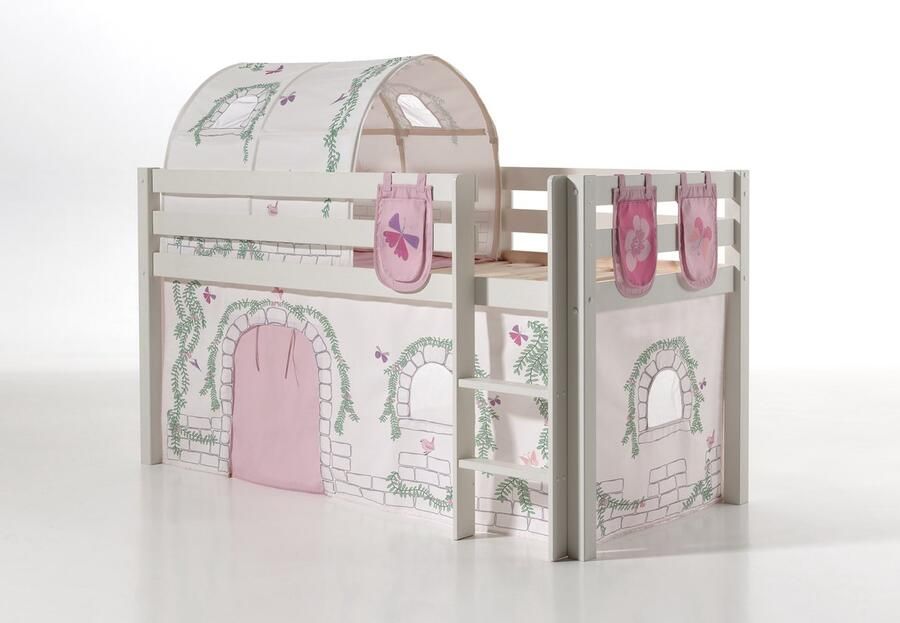 Vipack Hoogslaper Pino speelbed massief dennenhout stevig gebouwd 3 corpuskleuren om uit te kiezen - Foto 3