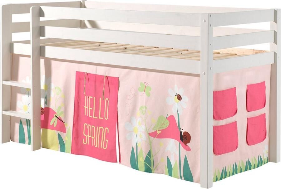 Vipack Hoogslaper Pino speelbed massief dennenhout stevig gebouwd 3 corpuskleuren om uit te kiezen - Foto 2