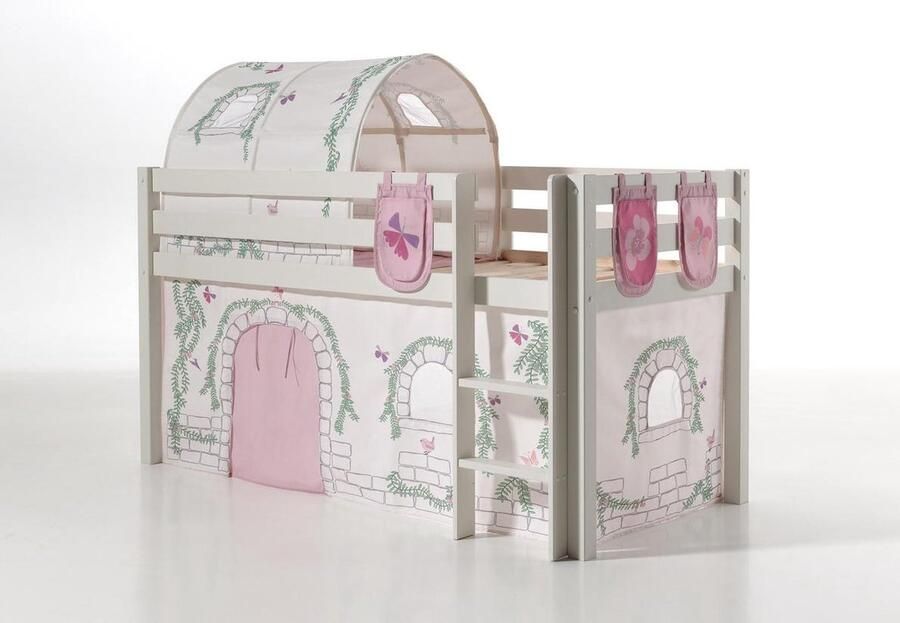 Vipack Hoogslaper Pino speelbed massief dennenhout stevig gebouwd 3 corpuskleuren om uit te kiezen - Foto 2