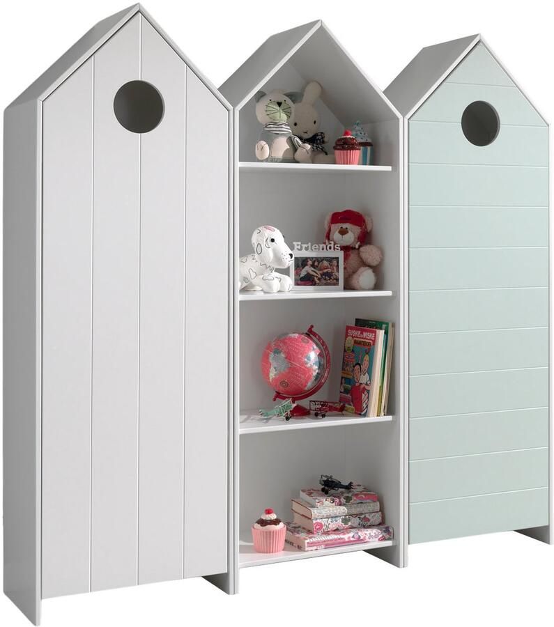 Vipack Kasten combi Casami (1 of 2 kleuren) 172.8 x 171.5 x 37 cm wit grijs - Foto 5