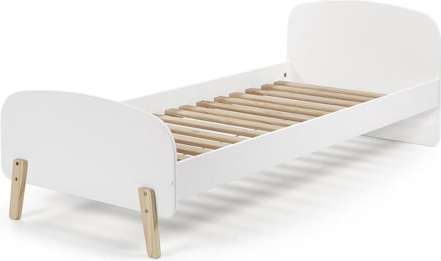 Vipack Kiddy Kinderbed met Lattenbodem 90x200 cm Wit - Foto 3