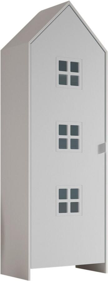 Vipack Kledingkast Casami Bruges 58x37x172 cm Wit - Foto 4