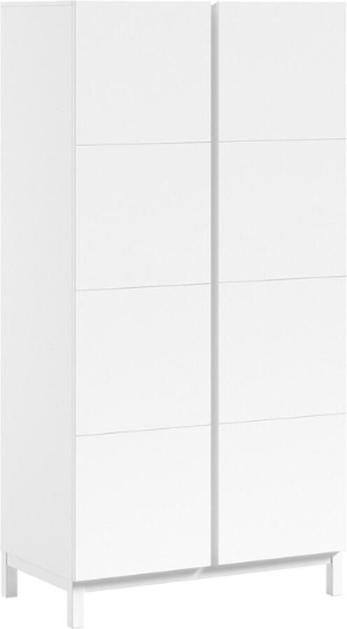 Vipack Kledingkast Eva 98x58x196cm 2 deuren wit