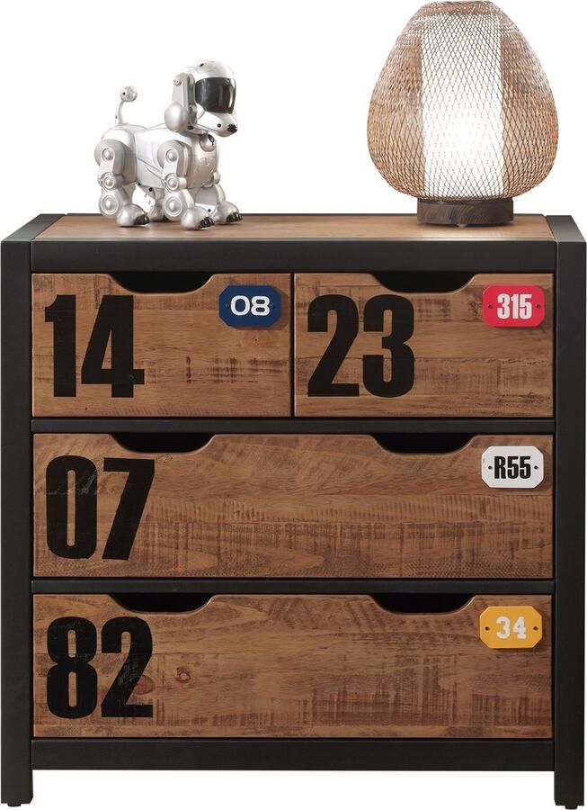 Vipack Ladekast Alex van gedeeltelijk massief grenen en mdf - Foto 2