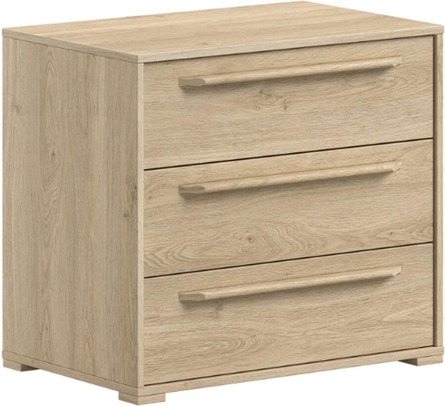 Vipack Ladekast Sammie 68x43x61cm 3 lades eikdecor - Foto 2