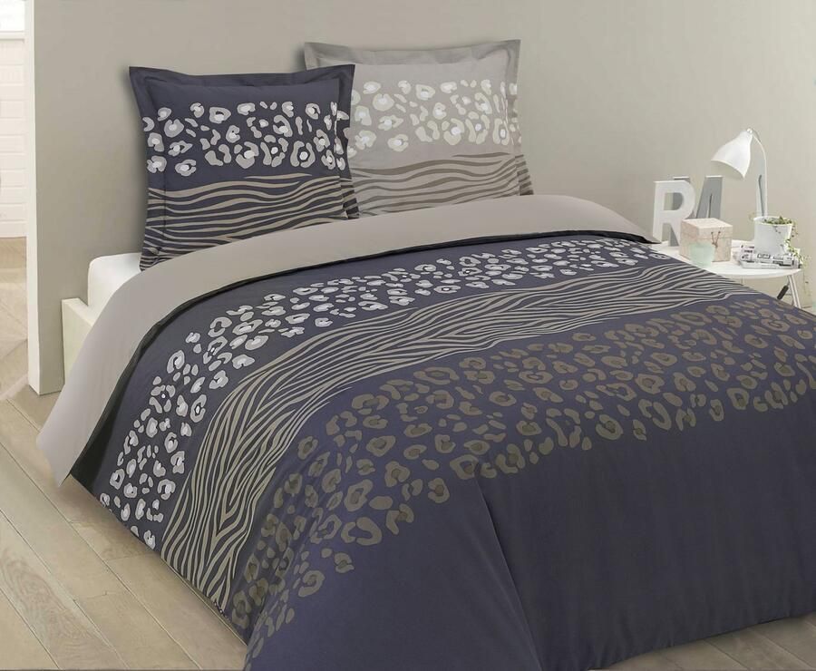 VISION home Vision Wild Dekbedovertrek 200 x 200cm met 2 slopen tweepersoonsbed 100% Katoen