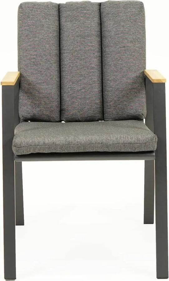 VITA Stapelstoel Kunststof Leather Fauteuil Antraciet