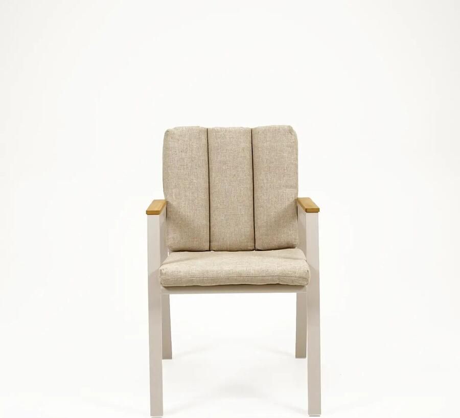 VITA Stapelstoel Kunststof Leather Fauteuil Creme