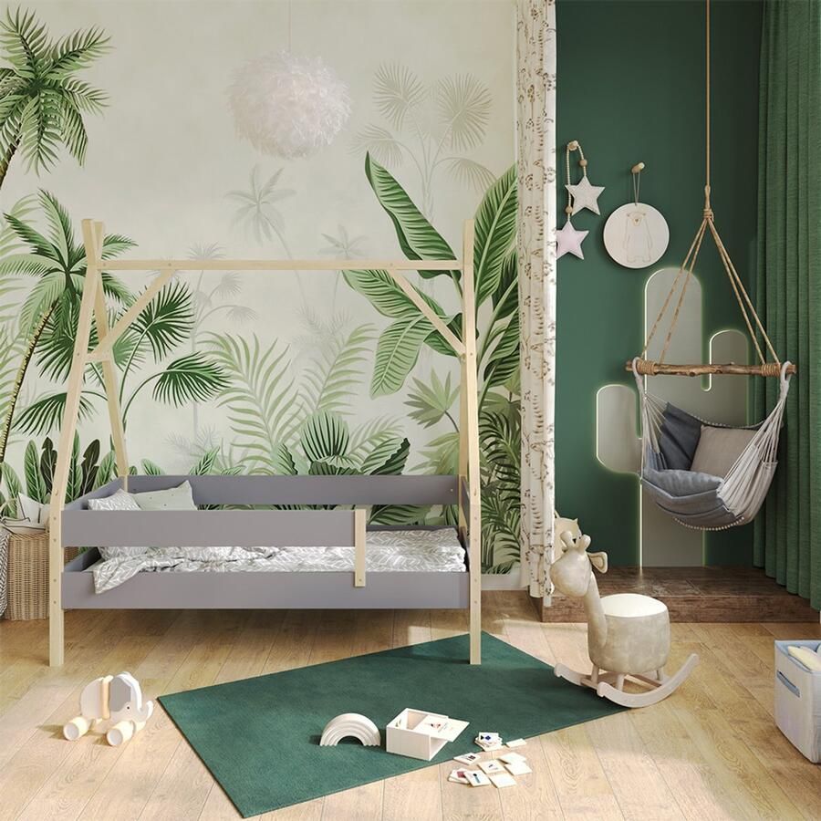 Vitalispa Bali Kinderbed – 80x160 cm Grijs