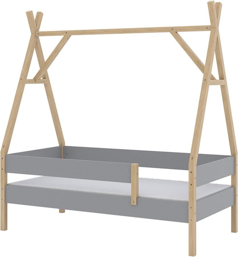 Vitalispa Bali Tipibed – 80x160 cm met matras Grijs met matras