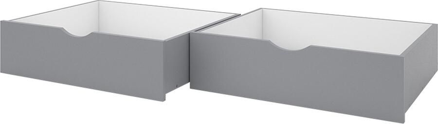 Vitalispa Bali Uitrolbare lade – 78 x 61.8 cm Set van 2 Grijs Set van 2