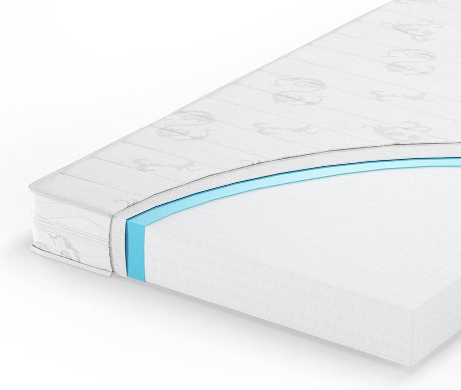 Vitalispa Kinder matras – 80 x 160 cm Wit