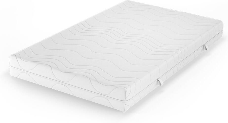 Vitalispa Koudschuim matras – 120 x 200 cm 20 cm hoogte Wit 20 cm hoogte