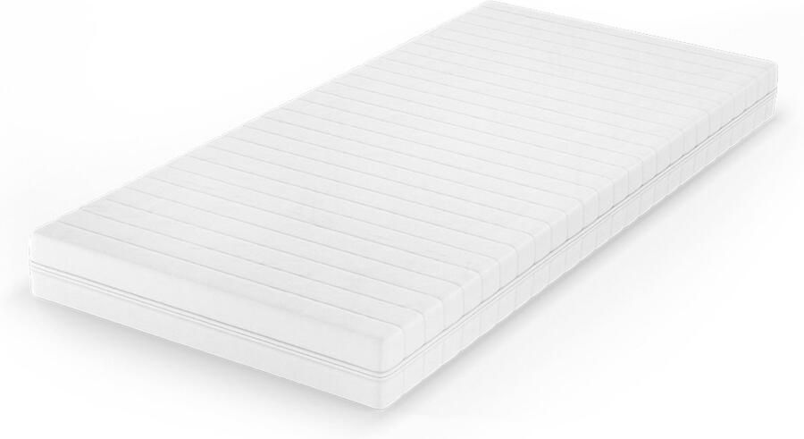 Vitalispa Koudschuim matras – 90 x 200 cm H3 hardheidsgraad 7 zones Wit H3 hardheidsgraad 7 zones