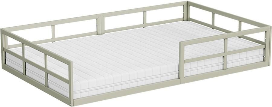 Vitalispa Minno Kinderbed – 120x200 met matras Grijs