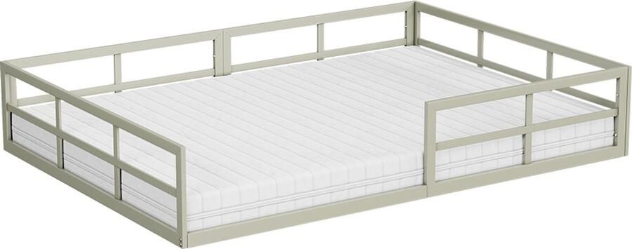 Vitalispa Minno Kinderbed – 140x200 met matras Grijs
