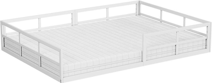 Vitalispa Minno Kinderbed – 140x200 met matras Wit