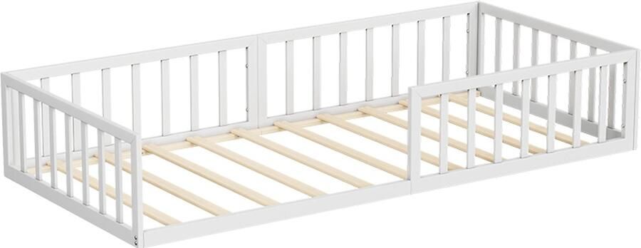 Vitalispa Minno Kinderbed – 90x200 Zonder matras Wit