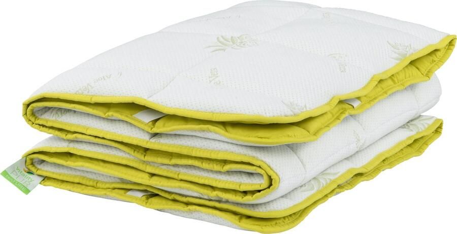 Vitality Pur Soft Touch Aloë Vera Matrastopper – 160x200 cm Zachte Topper met Anti-Allergie Behandeling – Wasbaar & Comfortabel - Foto 2